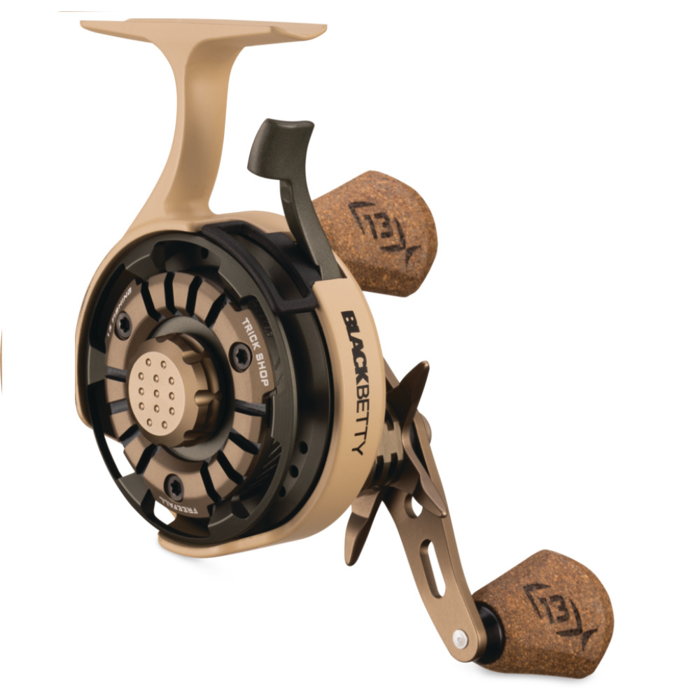 Котушка зимова мультиплікаторна 13 FISHING Black Betty Freefall Carbon, BBCFFTS24-2.5-LH