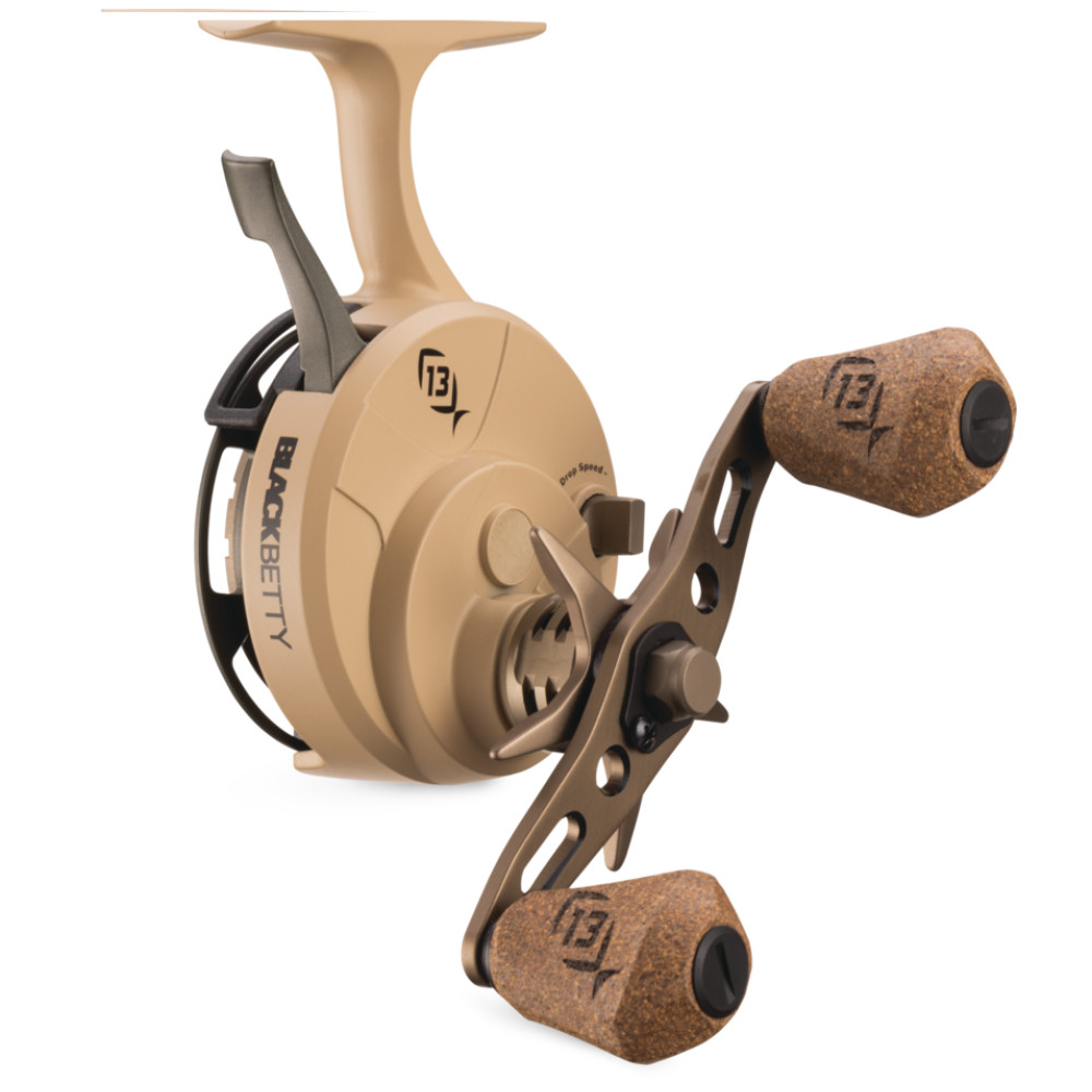 Котушка зимова мультиплікаторна 13 FISHING Black Betty Freefall Carbon, BBCFFTS24-2.5-LH