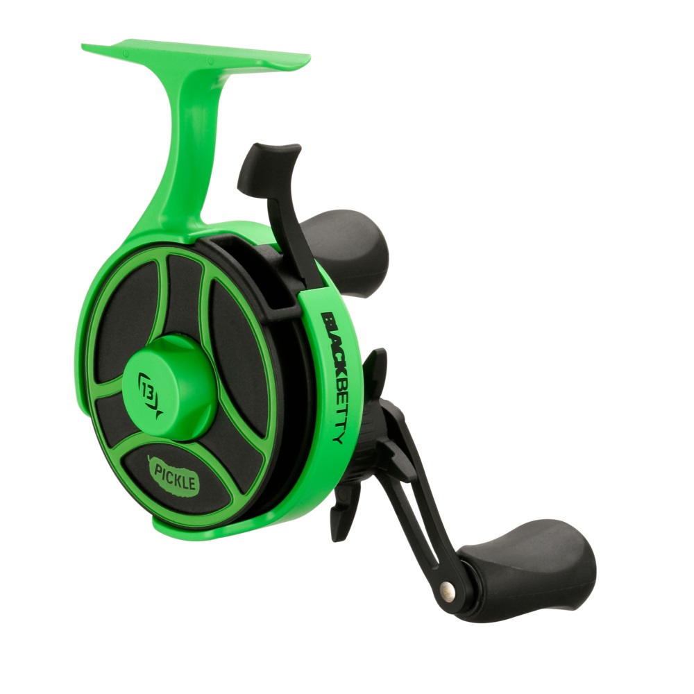 Котушка зимова мультиплікаторна 13 FISHING Black Betty FreeFall Ghost, BBFFGWRP2.5-LH