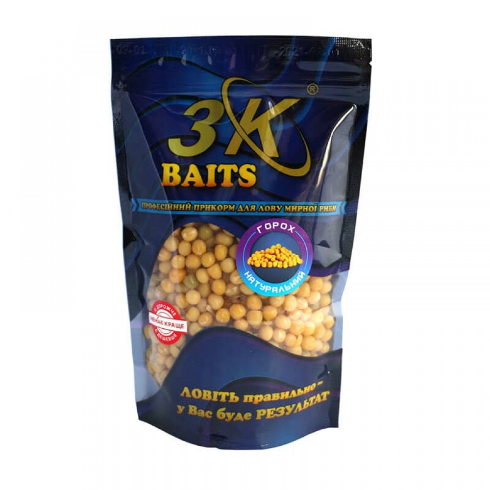 Горох 3KBaits натуральний 400г