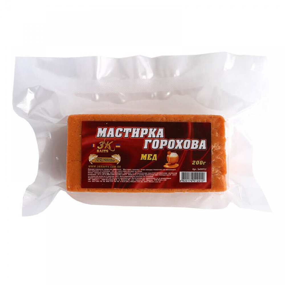 Мастирка горохова 3KBaits (мед) 200 г