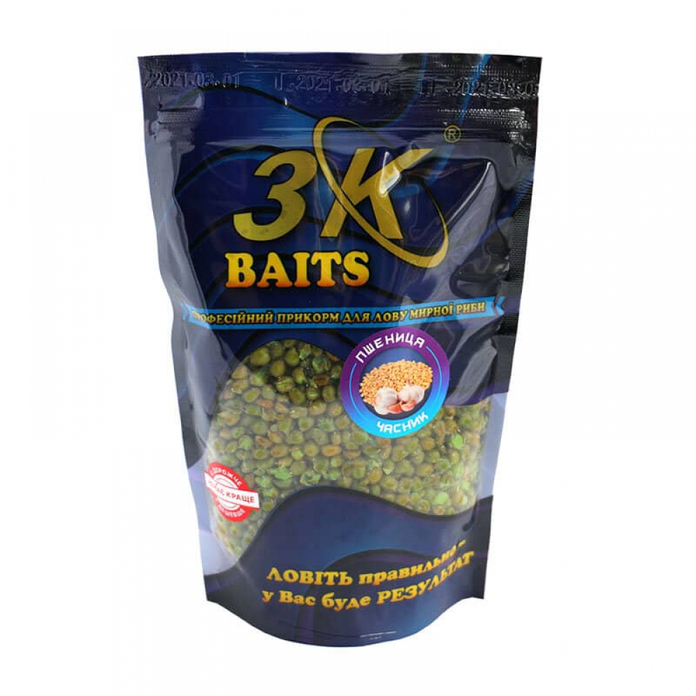 Зерновий МІКС 3KBaits Пшениця (часник) 400 г