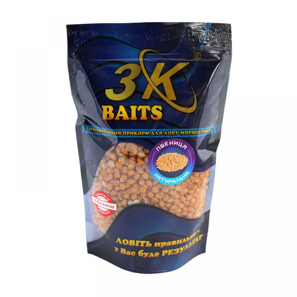 Зерновий МІКС 3KBaits Пшениця (натуральна) 400 г