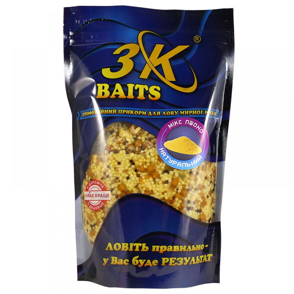 Зерновий МІКС 3KBaits Пшоно (натуральний) 500 г