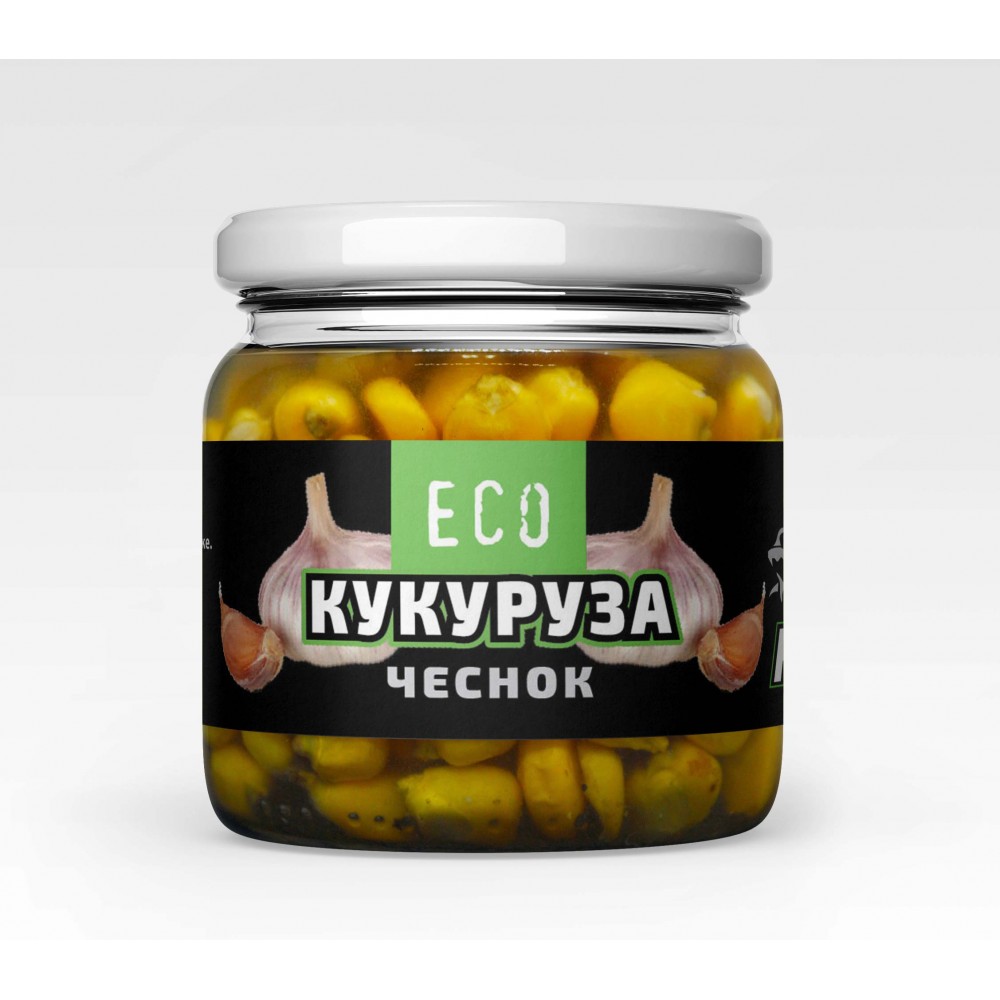 Кукурудза консервована ECO часник 200г
