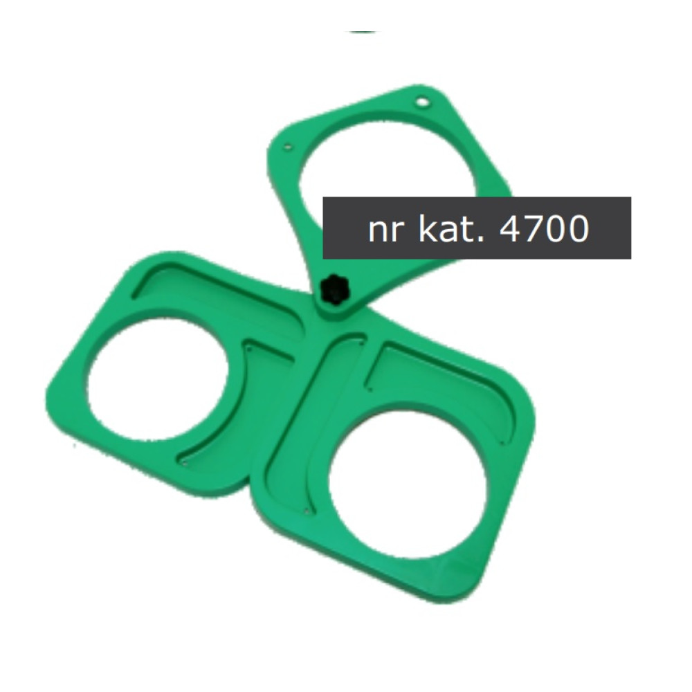 Складний тримач для риболовних коробок Anplast потрійний, 2 х 118mm та одна 162mm (в наборі 4 коробки)