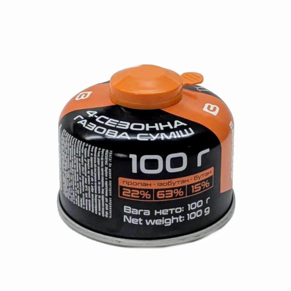Газовий балон BaseCamp 4 Season Gas 100 g BCP 70100