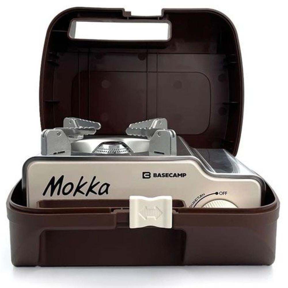 Плитка газова BASECAMP Camping Stove Moka (Bone White), BCP 51417