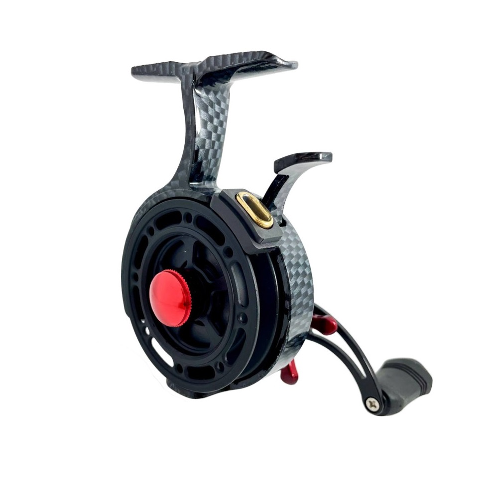 Котушка зимова мультиплікаторна Black Salamandra Ice Carbon Red/Black, Left Hand, 3,5: 1, 5+1