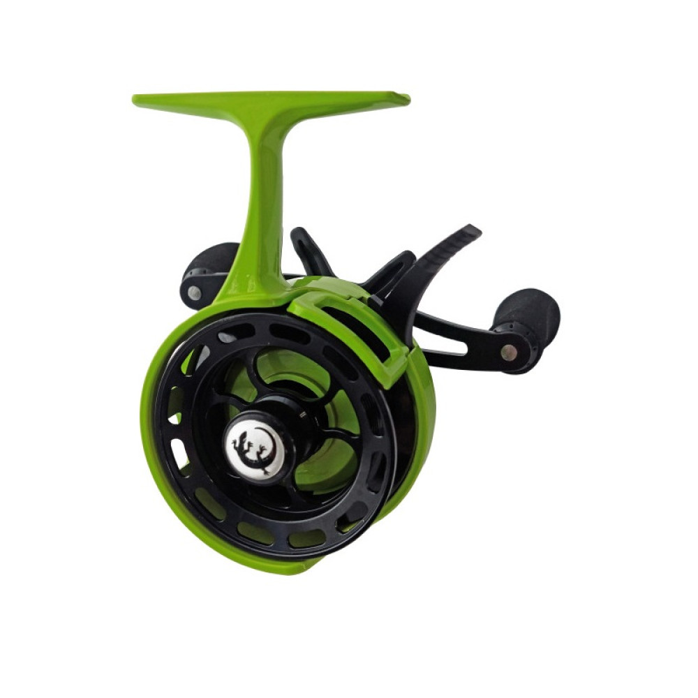 Котушка зимова мультиплікаторна Black Salamandra Ice-2 Green , Left Hand, 3,2: 1, 3+1