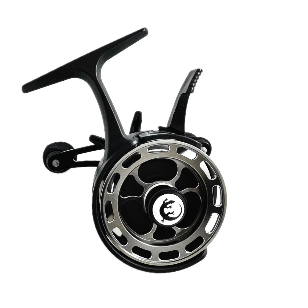 Котушка зимова мультиплікаторна Black Salamandra Ice Siver, Left Hand, 3,2: 1, 3+1