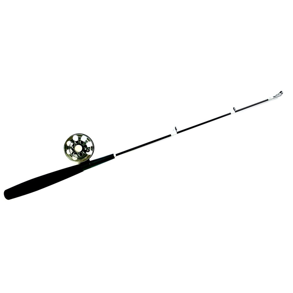 Вудка зимова Black Salamandra Hard Класік 60см з котушкою судакова