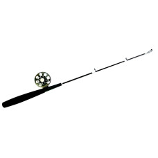 Вудка зимова Black Salamandra Hard Класік 60см з котушкою судакова 