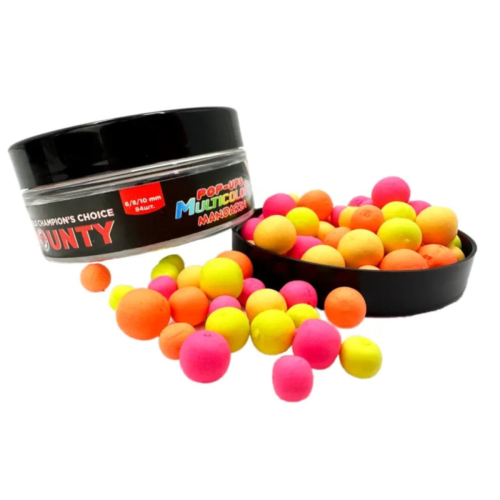 Поп-ап Bounty Multicolor Multisize Mandarin 6/8/10 мм