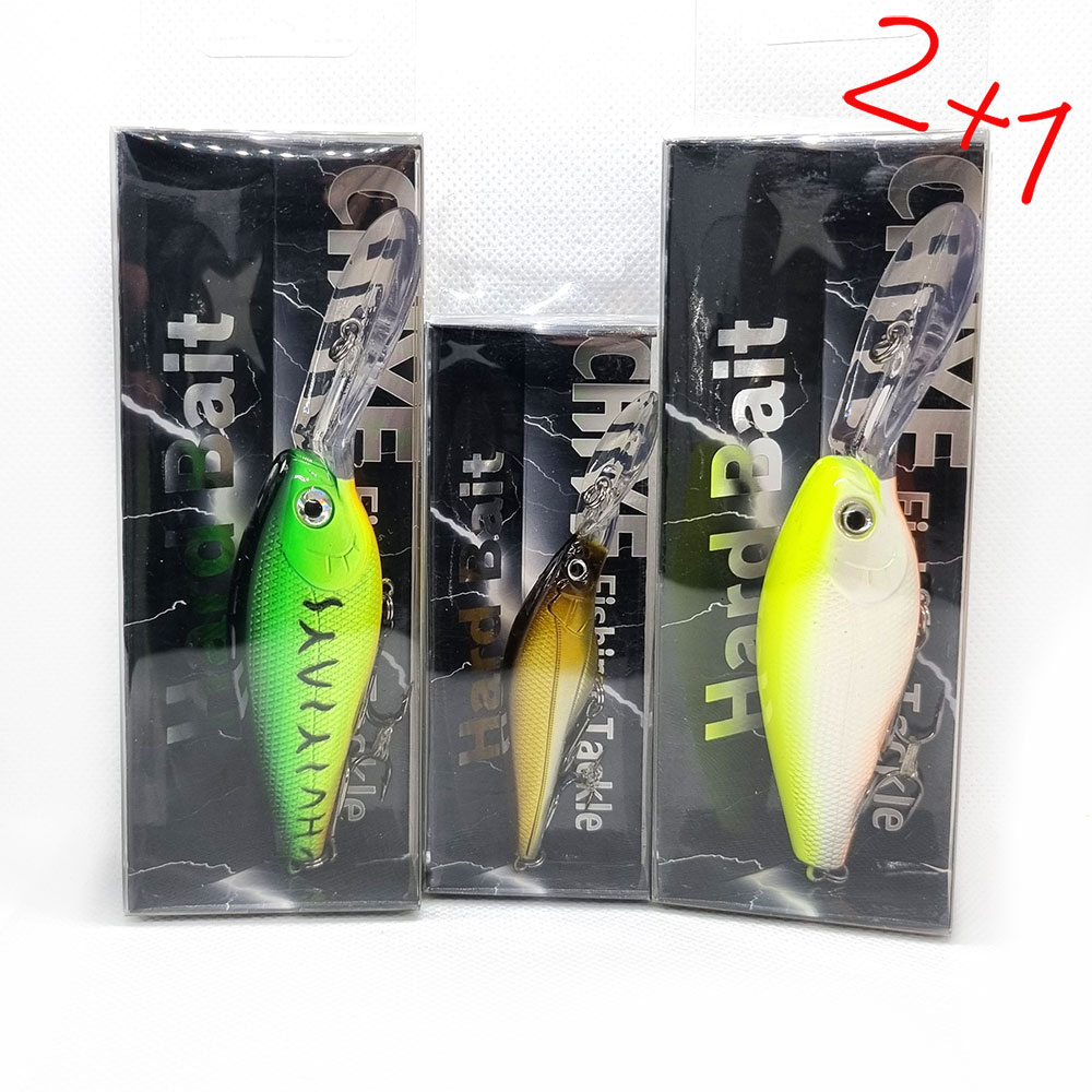 Акційний Набір "2 плюс 1" №4 воблери Chiye Hard Lure Factory