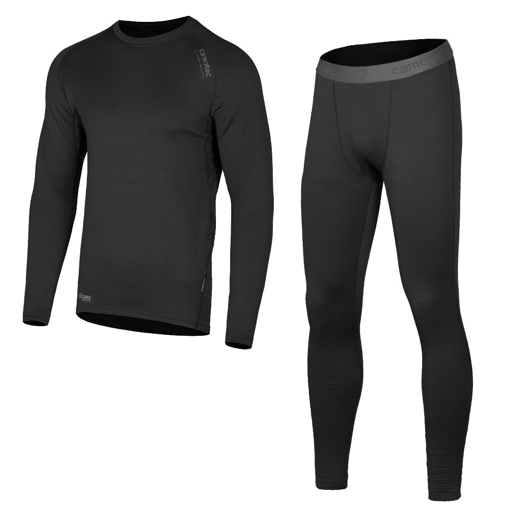 Термобілизна Polarheat Quadro Stretch Чорний, розмір L Camo-Tec