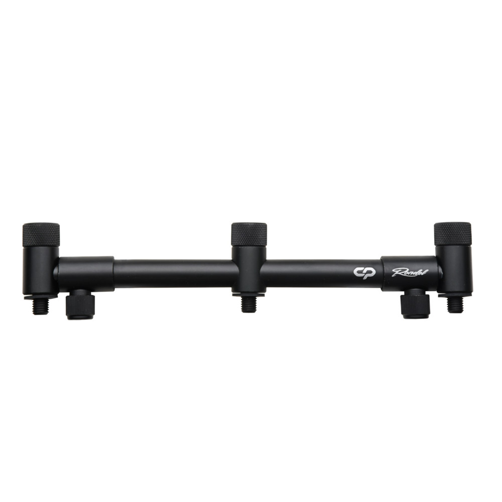 Буз-бар Carp Pro Rondel на 3 вудлища телескопічний 30-40см aluminium oxidized black, CPRABBO30