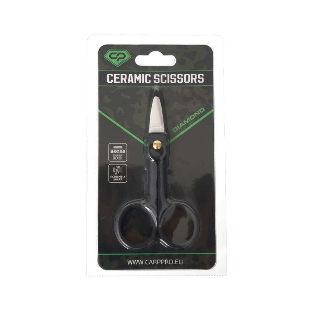 Ножиці Carp Pro з керамічними лезами для повідкового матеріалу NEW CPCBSSB