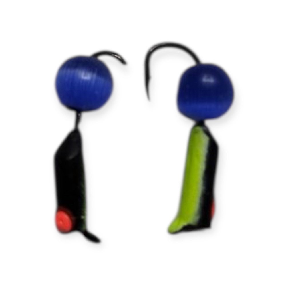 Мормишка Condor куля чорна з синім cub_05