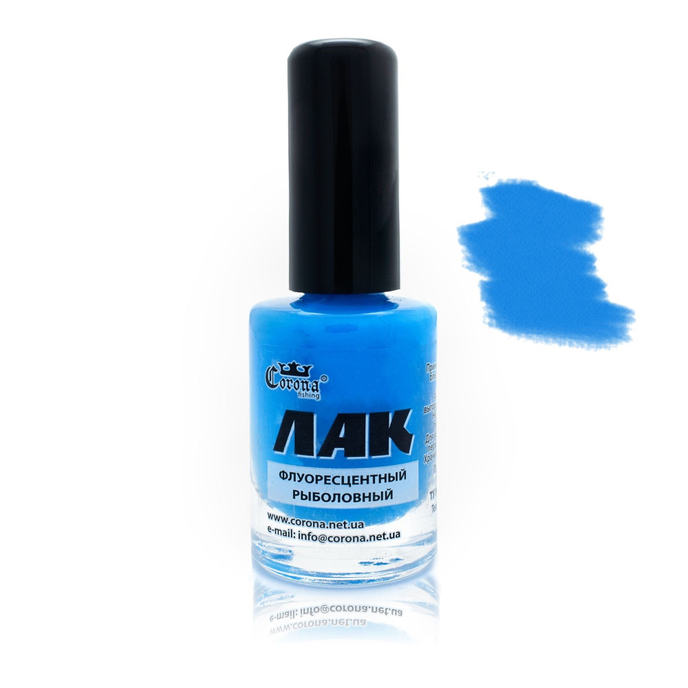 Лак флуоросцентний синій Корона