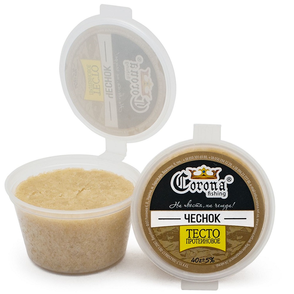 Тісто протеінове Корона Часник 40гр