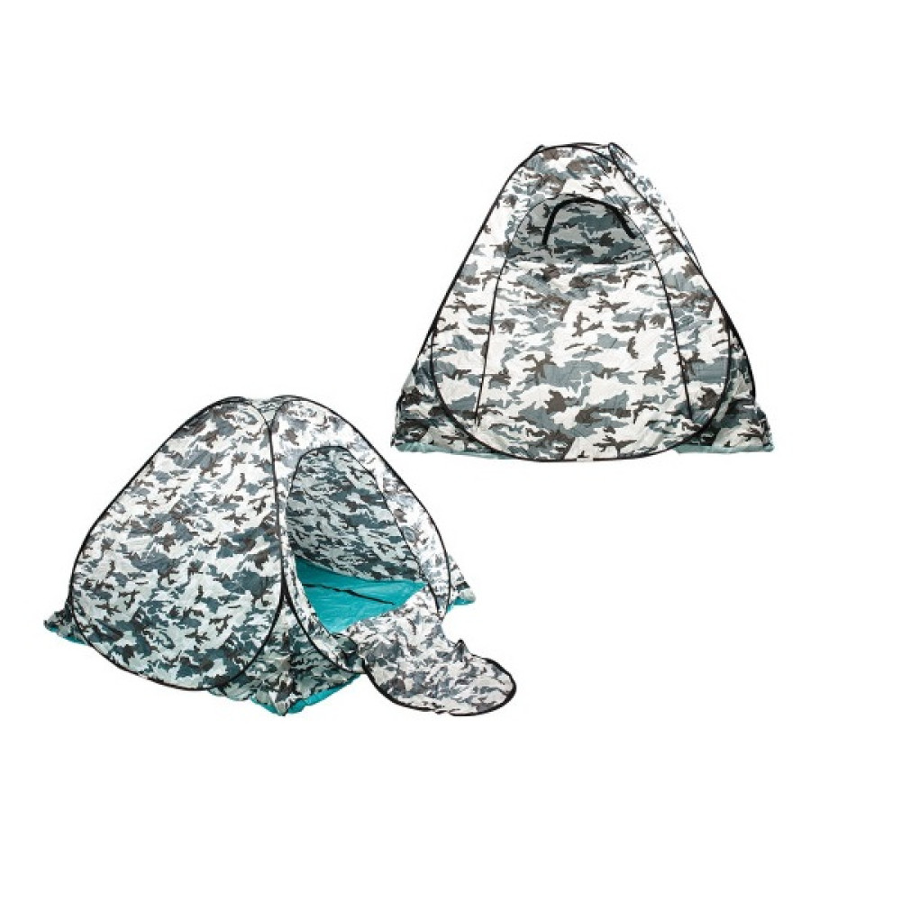 Намет Corsair для зимової риболовлі автоматичний (білий камуфляж) з підлогою 1,8х1,8м