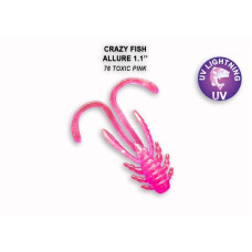 Силіконова приманка Crazy Fish Allure 1.1" 46-27-76-6 кальмар