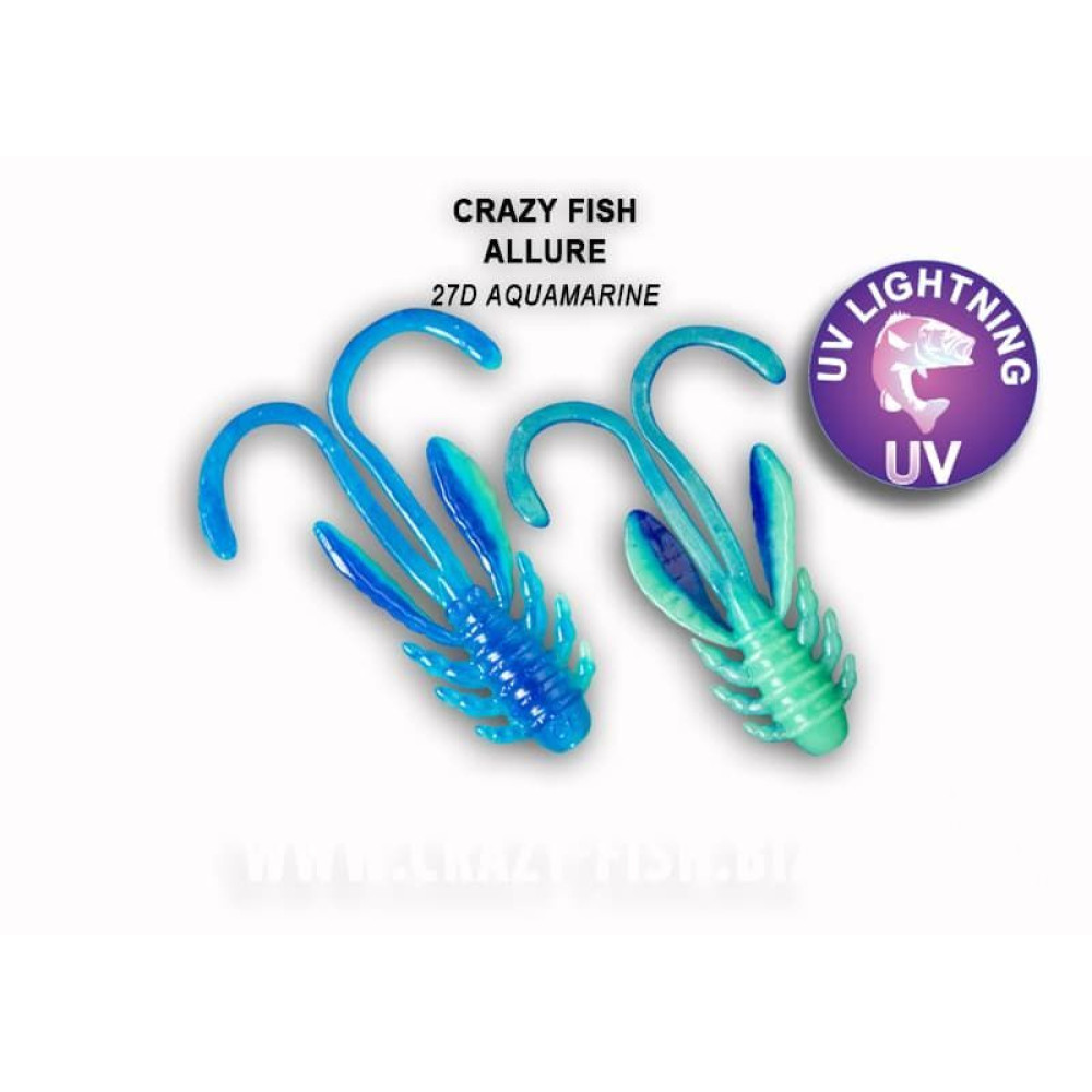 Силіконова приманка Crazy Fish Allure 1.6" 23-40-27d-6 кальмар