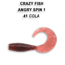 Силіконова приманка Crazy Fish Angry Spin 1" 20-25-41-4 креветка
