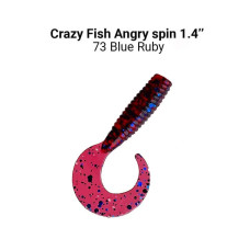 Силіконова приманка Crazy Fish Angry spin 1.4" 78-35-73-6 кальмар