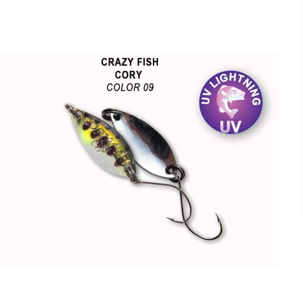Блешня коливаюча Crazy Fish Cory-1.1g-9.1
