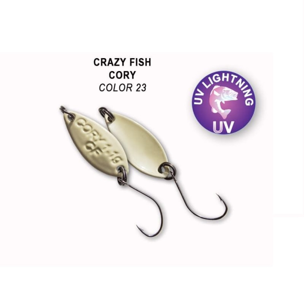 Блешня коливаюча Crazy Fish Cory-1.1g-23