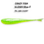 Силіконова приманка плаваюча Crazy Fish Glider 3.5" 36-90-7d-6-F кальмар