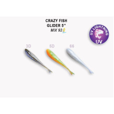 Силіконова приманка плаваюча Crazy Fish Glider 5" 37-120-M92-6-F кальмар