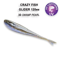 Силіконова приманка плаваюча Crazy Fish Glider 5" 37-120-3d-6-F кальмар