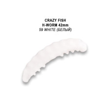 Силіконова приманка Crazy Fish MF H-Worm 1.65" 64-42-59-9-EF солодкий сир