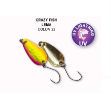 Блешня коливаюча Crazy Fish LEMA 1.6гр-33