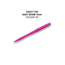 Силікон Crazy Fish MF Classic worm 2.8" 67-70-101-9-EF солодкий сир