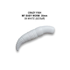 Силіконова приманка Crazy Fish MF Baby worm 1.2" 65-30-59-7-EF креветка+кальмар