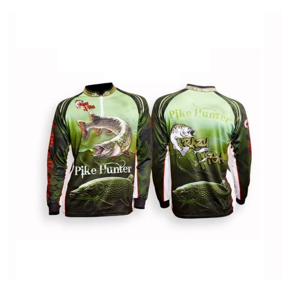 Реглан Crazy Fish Pike Hunter camo - XL