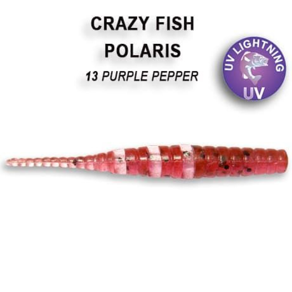 Силіконова приманка Crazy Fish Polaris 1.8" 5-45-13-1 анис