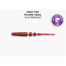 Силіконова приманка Crazy Fish Polaris 4" 38-100-12-6-F кальмар