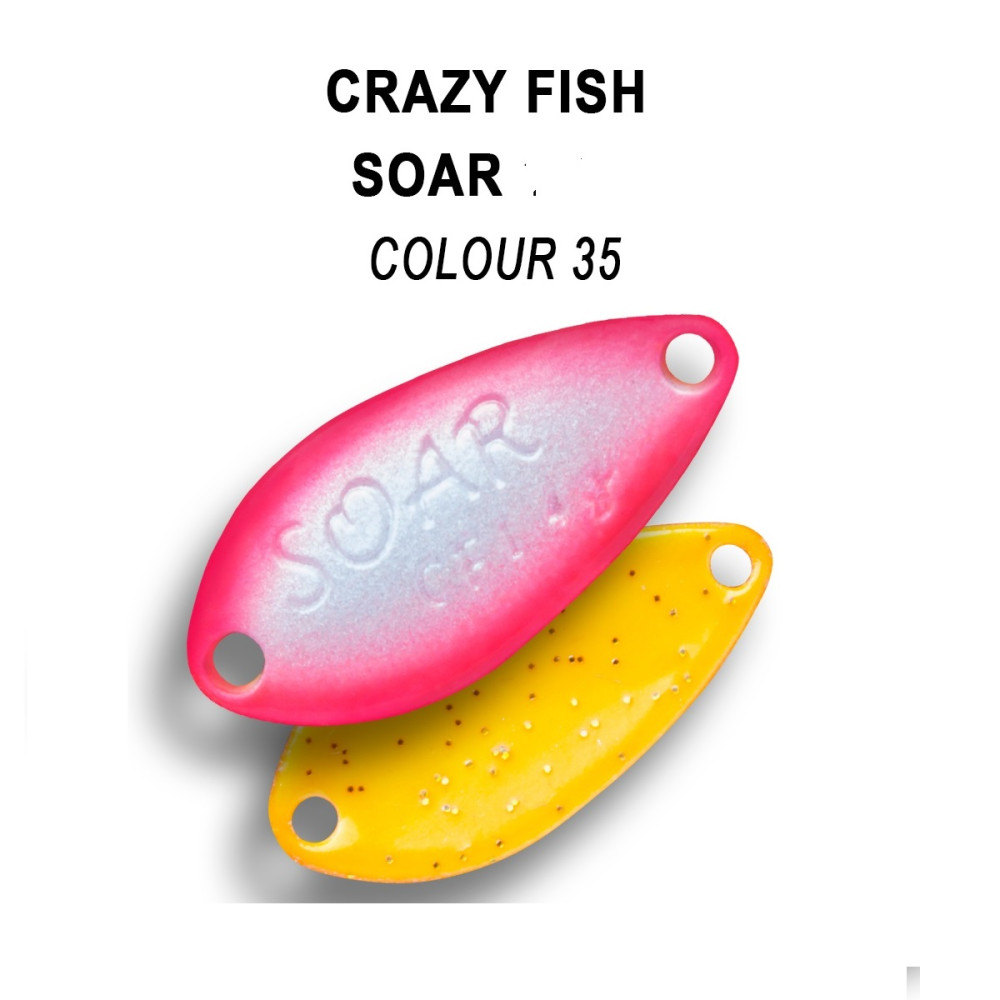 Блешня коливаюча Crazy Fish Soar 1.4g-35