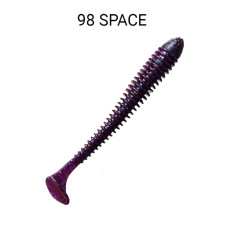 Силіконова приманка Crazy Fish Vibro worm 3.4" 12-85-98-6 кальмар