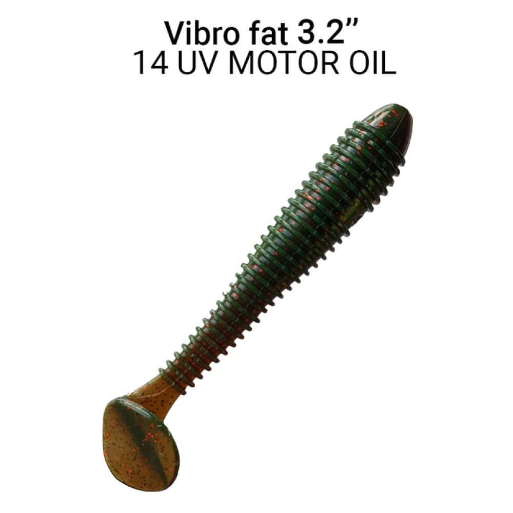 Силіконова приманка Crazy Fish Vibro Fat 3.2" 73-80-14-6 кальмар