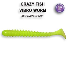 Силіконова приманка Crazy Fish Vibro Worm 2" 3-50-6-6 кальмар