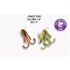Силіконова приманка Crazy Fish Allure 1.6" 23-40-M75-6 кальмар