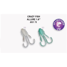 Силіконова приманка Crazy Fish Allure 1.6" 23-40-M76-6 кальмар