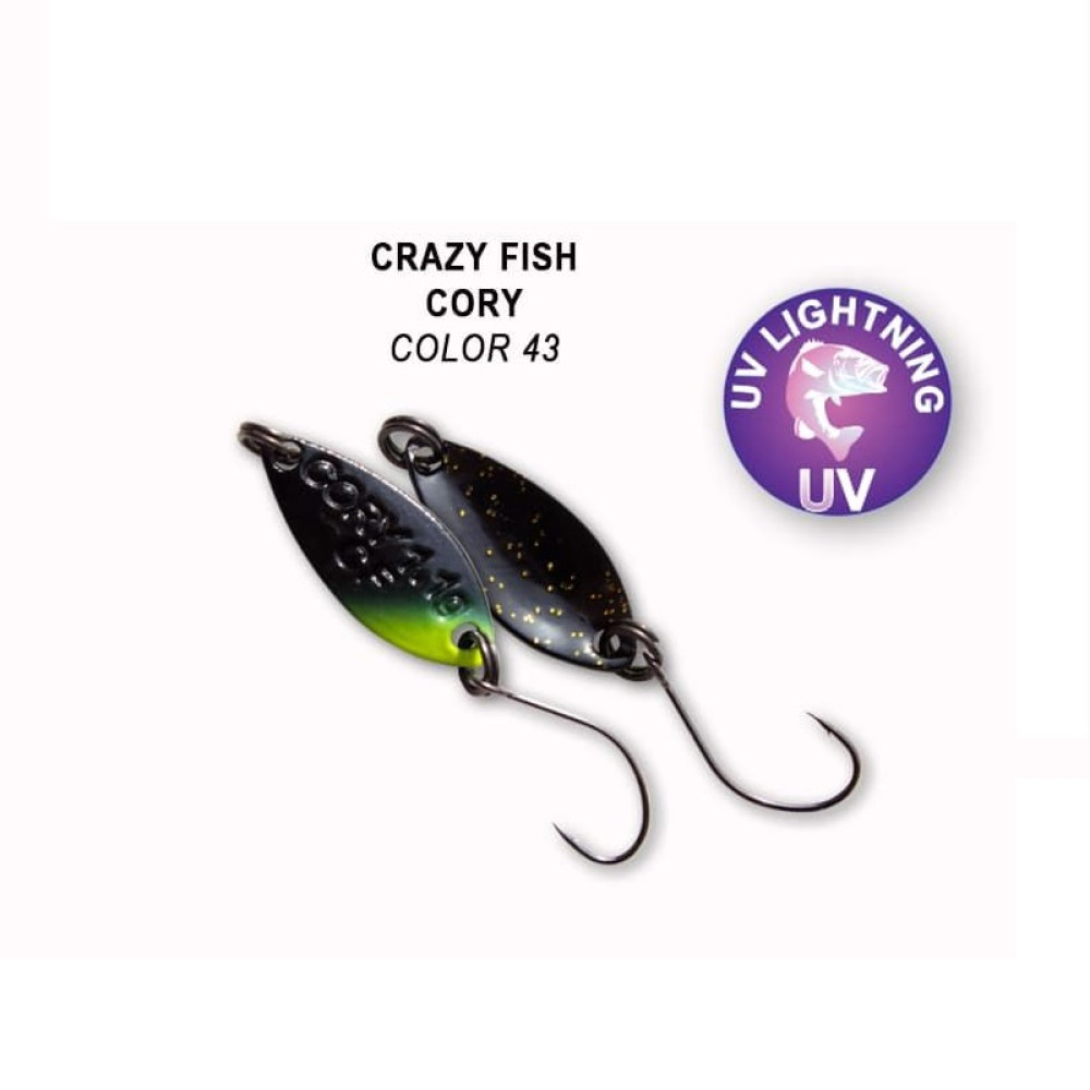 Блешня коливаюча Crazy Fish Cory-1.1g-43