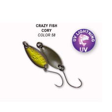 Блешня коливаюча Crazy Fish Cory-1.1g-58 